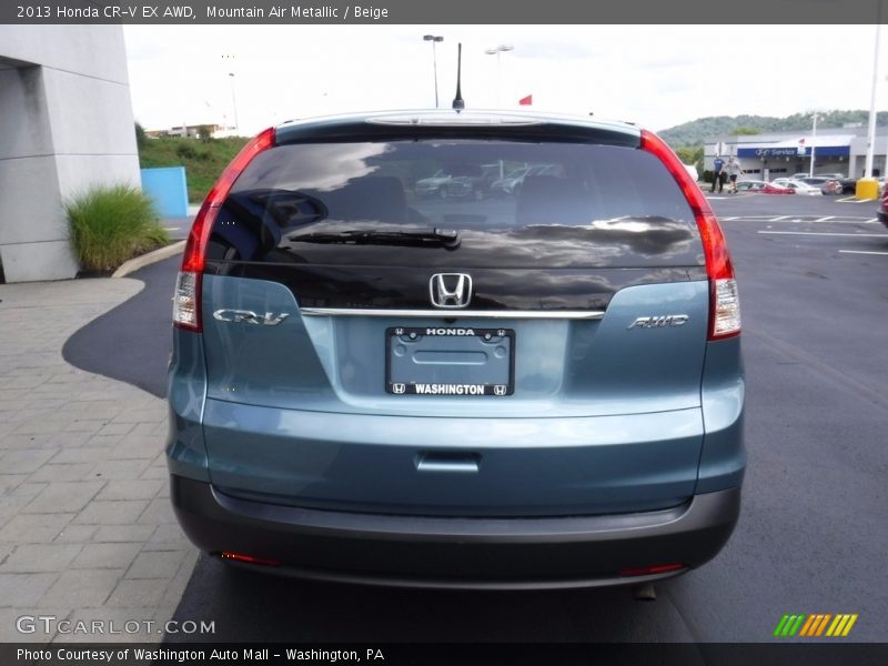 Mountain Air Metallic / Beige 2013 Honda CR-V EX AWD