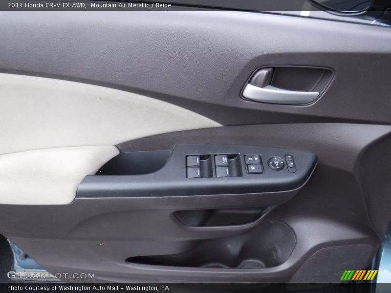 Mountain Air Metallic / Beige 2013 Honda CR-V EX AWD