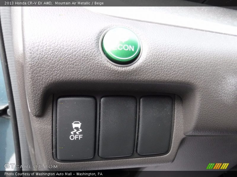 Mountain Air Metallic / Beige 2013 Honda CR-V EX AWD