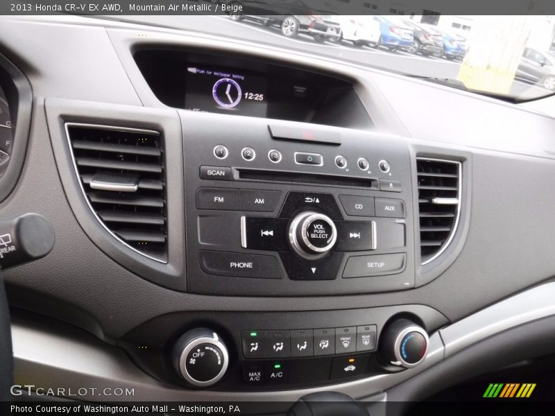 Mountain Air Metallic / Beige 2013 Honda CR-V EX AWD