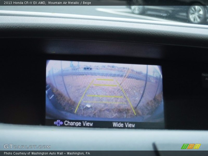 Mountain Air Metallic / Beige 2013 Honda CR-V EX AWD