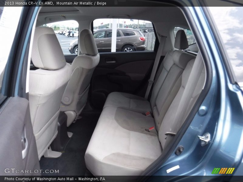 Mountain Air Metallic / Beige 2013 Honda CR-V EX AWD