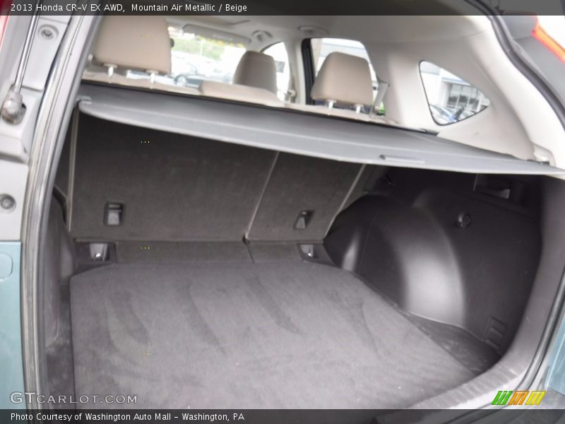 Mountain Air Metallic / Beige 2013 Honda CR-V EX AWD