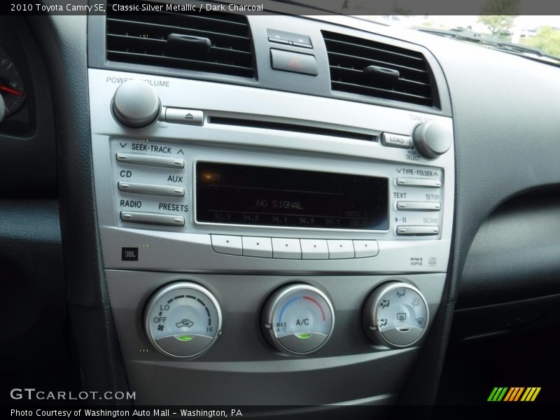 Classic Silver Metallic / Dark Charcoal 2010 Toyota Camry SE