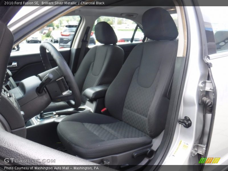 Brilliant Silver Metallic / Charcoal Black 2010 Ford Fusion SE