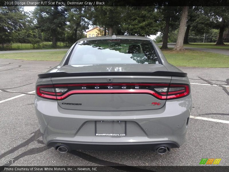 Destroyer Gray / Black 2018 Dodge Charger R/T Scat Pack
