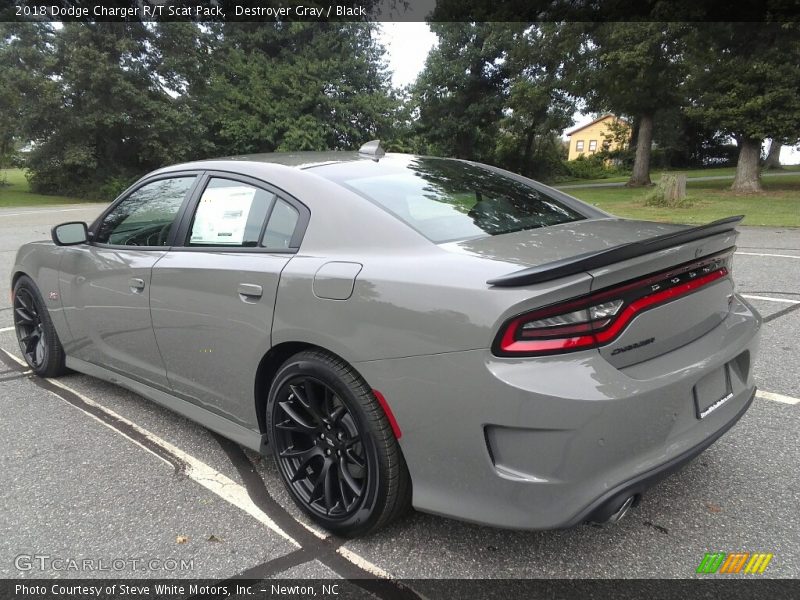 Destroyer Gray / Black 2018 Dodge Charger R/T Scat Pack