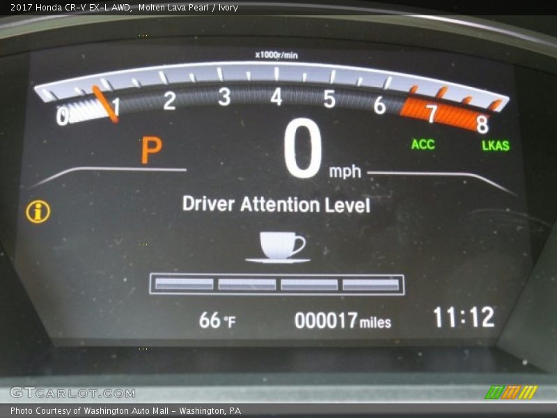 Molten Lava Pearl / Ivory 2017 Honda CR-V EX-L AWD