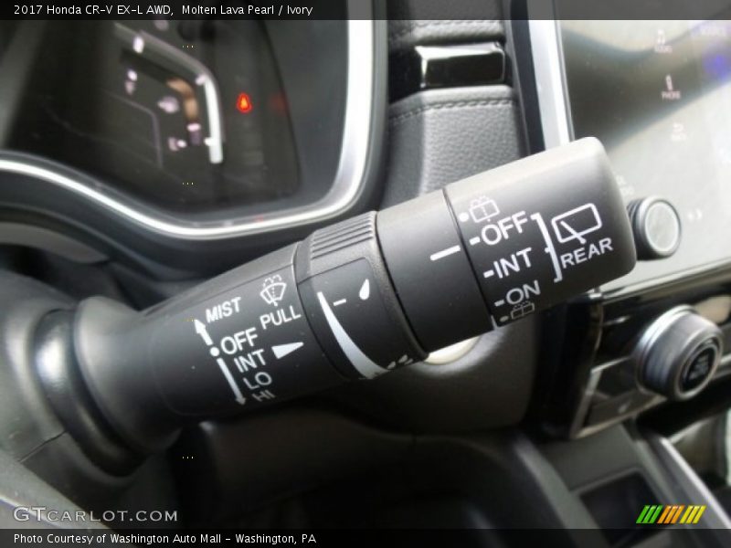 Molten Lava Pearl / Ivory 2017 Honda CR-V EX-L AWD
