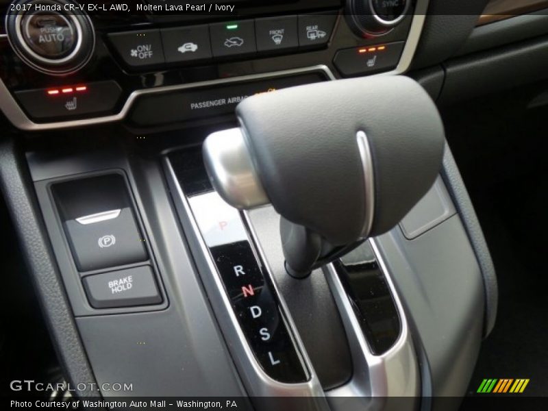 Molten Lava Pearl / Ivory 2017 Honda CR-V EX-L AWD
