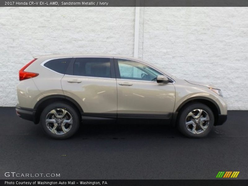Sandstorm Metallic / Ivory 2017 Honda CR-V EX-L AWD