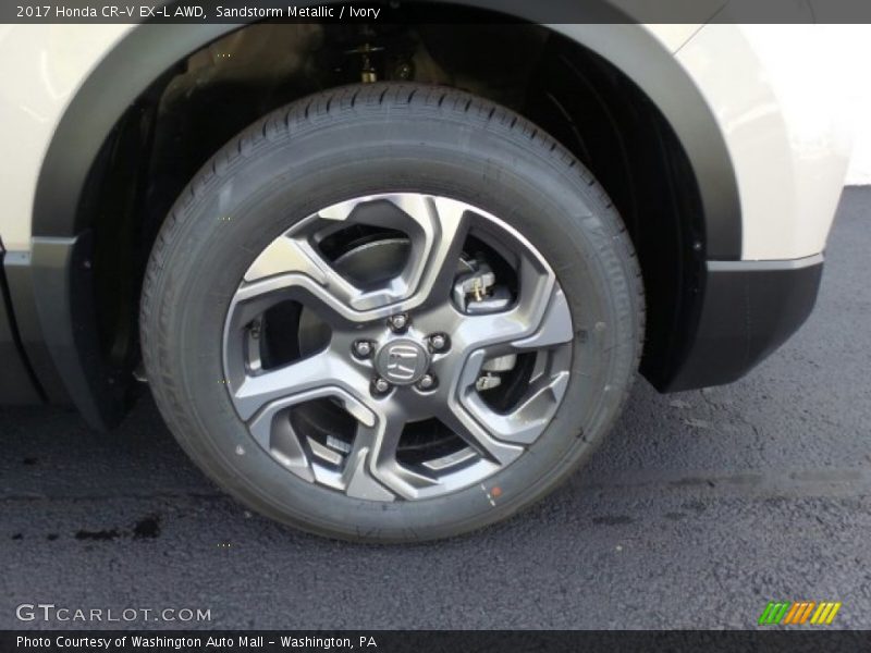 Sandstorm Metallic / Ivory 2017 Honda CR-V EX-L AWD