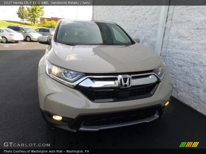 Sandstorm Metallic / Ivory 2017 Honda CR-V EX-L AWD