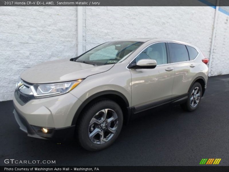 Sandstorm Metallic / Ivory 2017 Honda CR-V EX-L AWD