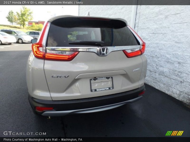Sandstorm Metallic / Ivory 2017 Honda CR-V EX-L AWD