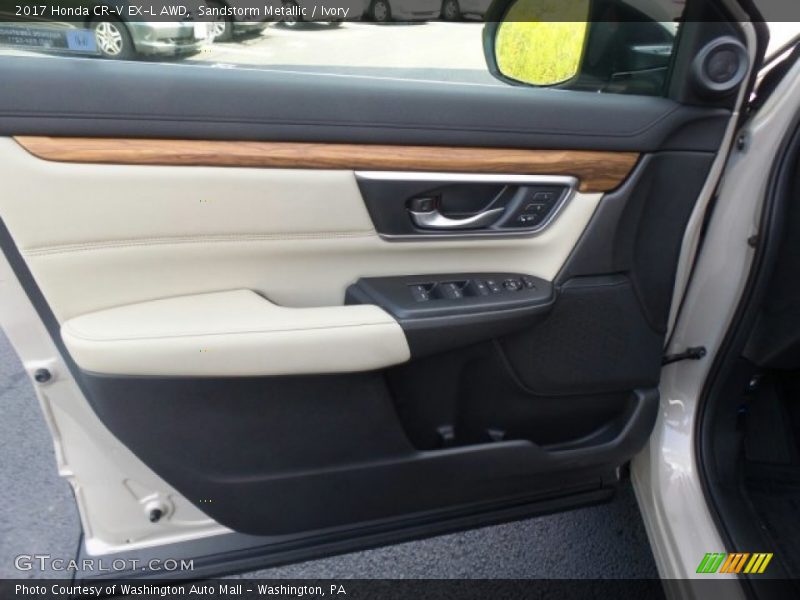 Sandstorm Metallic / Ivory 2017 Honda CR-V EX-L AWD