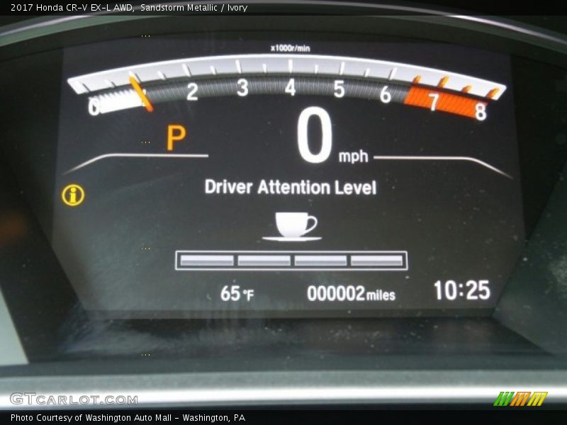 Sandstorm Metallic / Ivory 2017 Honda CR-V EX-L AWD