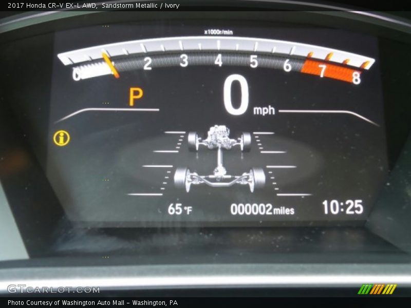 Sandstorm Metallic / Ivory 2017 Honda CR-V EX-L AWD
