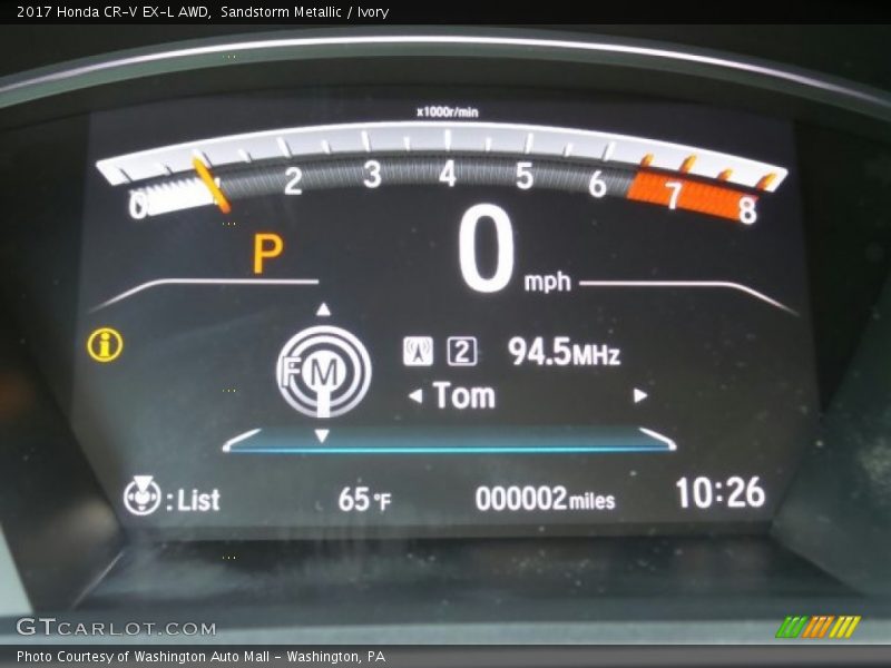 Sandstorm Metallic / Ivory 2017 Honda CR-V EX-L AWD