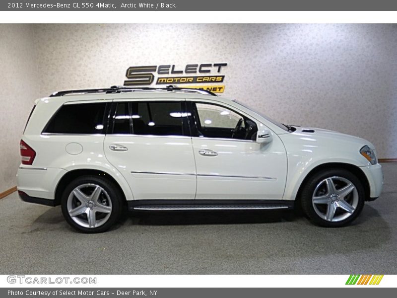 Arctic White / Black 2012 Mercedes-Benz GL 550 4Matic