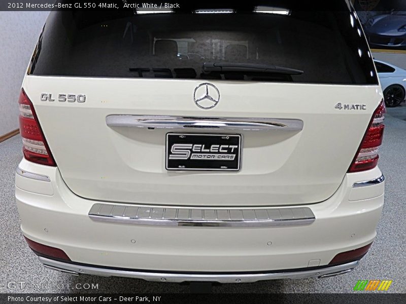 Arctic White / Black 2012 Mercedes-Benz GL 550 4Matic