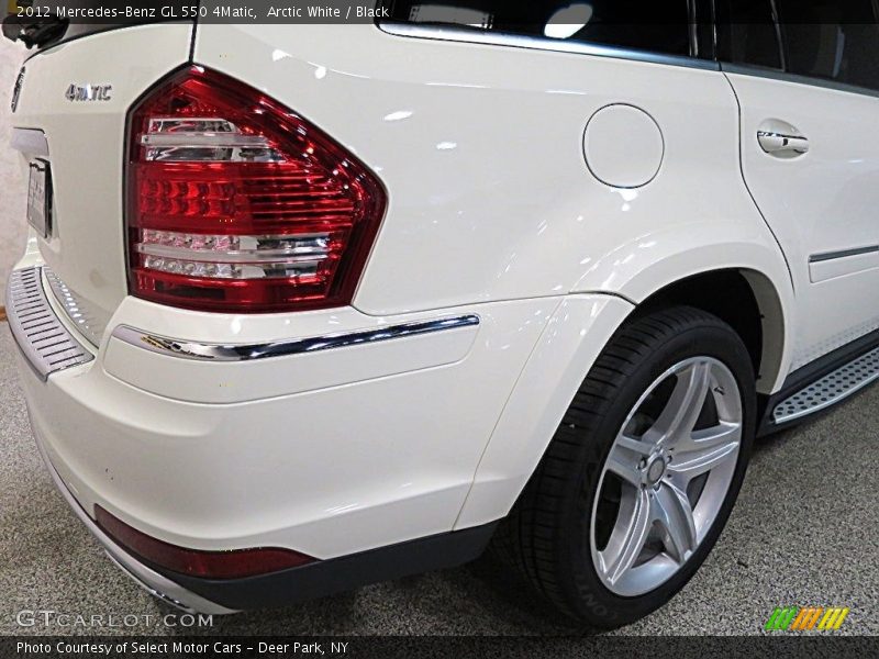 Arctic White / Black 2012 Mercedes-Benz GL 550 4Matic