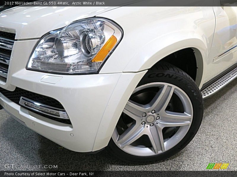 Arctic White / Black 2012 Mercedes-Benz GL 550 4Matic