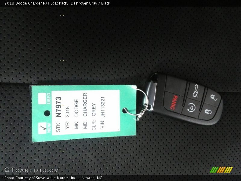 Destroyer Gray / Black 2018 Dodge Charger R/T Scat Pack