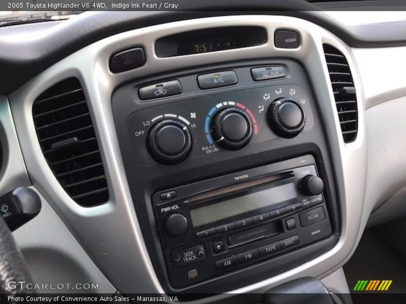 Indigo Ink Pearl / Gray 2005 Toyota Highlander V6 4WD