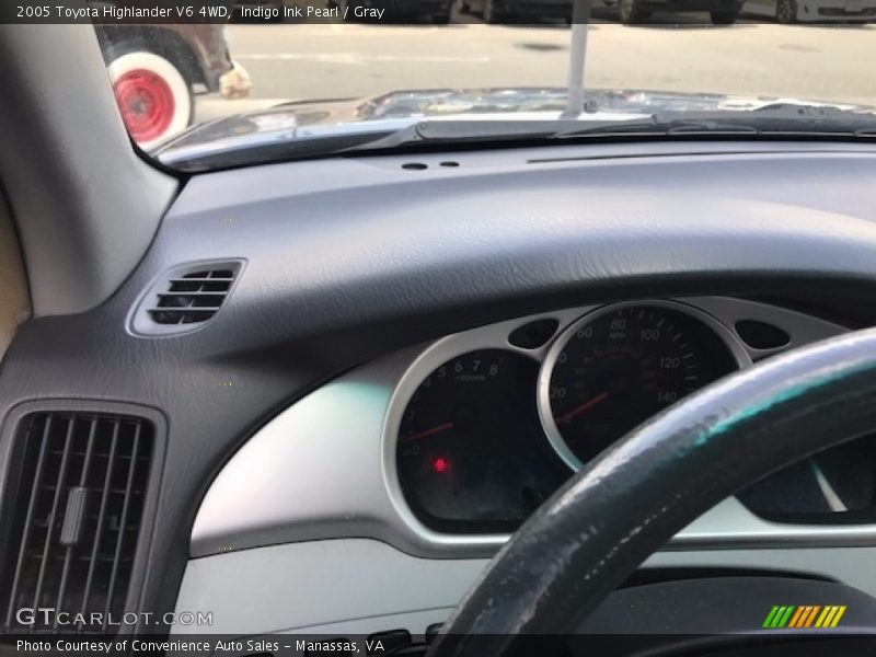 Indigo Ink Pearl / Gray 2005 Toyota Highlander V6 4WD