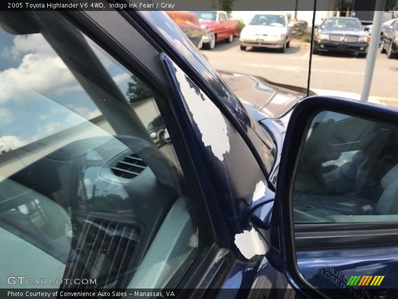Indigo Ink Pearl / Gray 2005 Toyota Highlander V6 4WD
