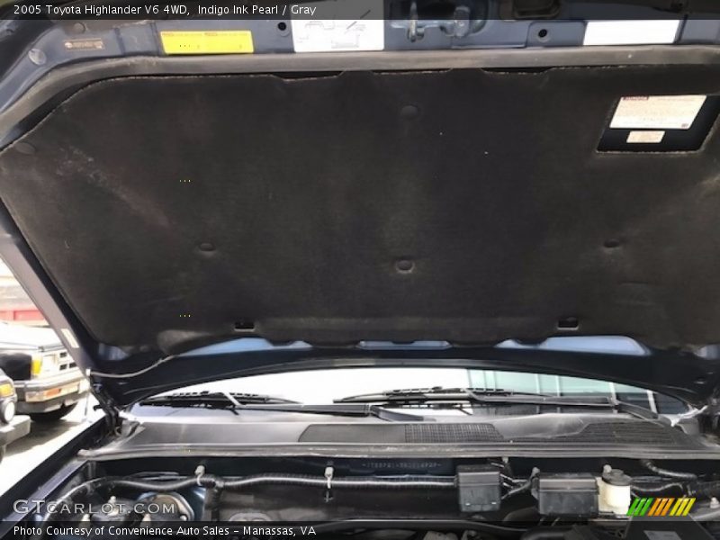 Indigo Ink Pearl / Gray 2005 Toyota Highlander V6 4WD