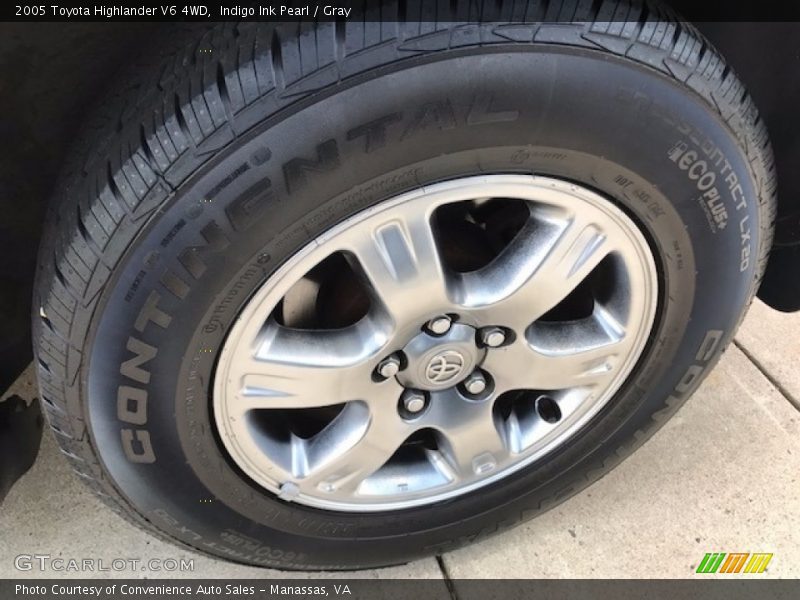 Indigo Ink Pearl / Gray 2005 Toyota Highlander V6 4WD