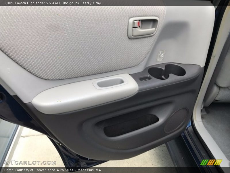 Indigo Ink Pearl / Gray 2005 Toyota Highlander V6 4WD