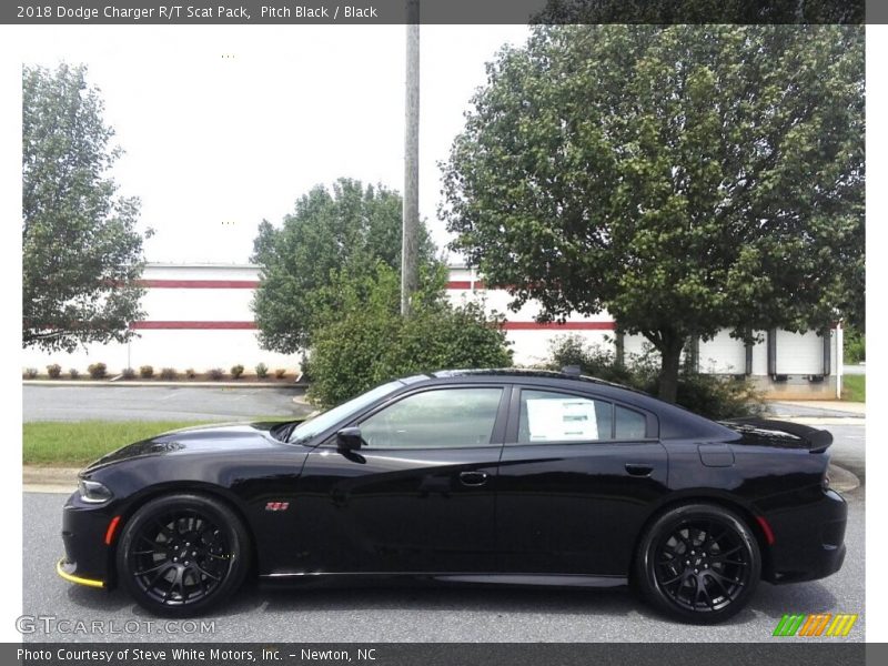 Pitch Black / Black 2018 Dodge Charger R/T Scat Pack