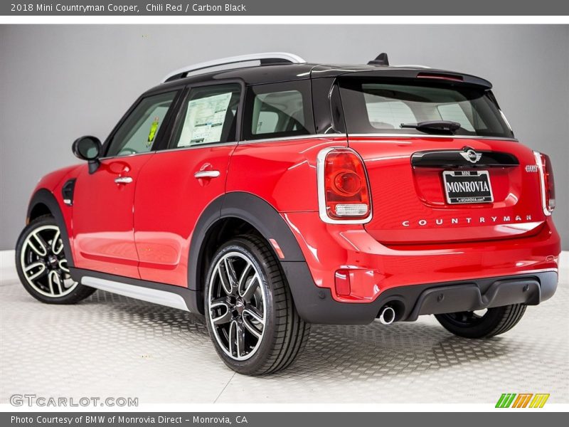 Chili Red / Carbon Black 2018 Mini Countryman Cooper