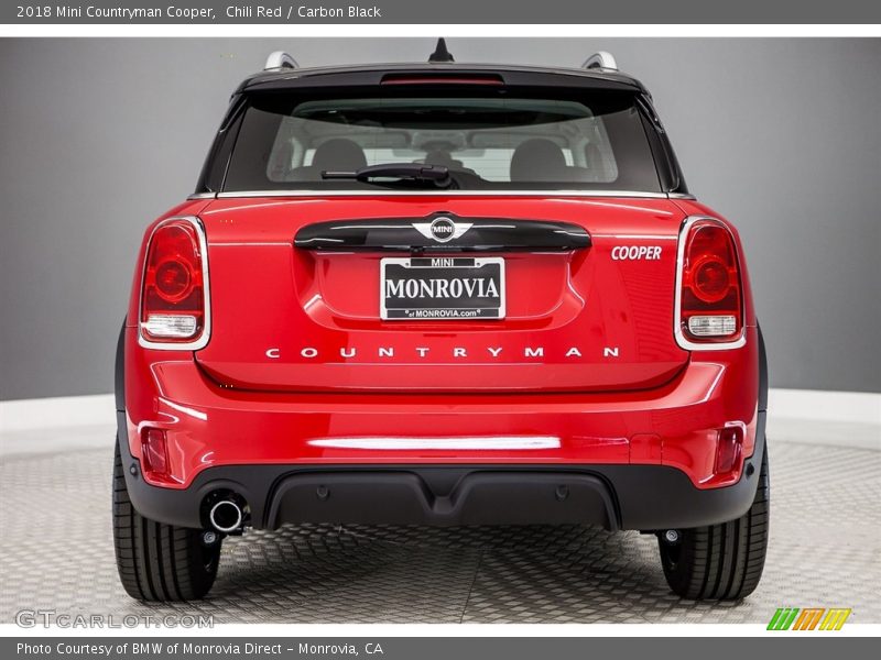 Chili Red / Carbon Black 2018 Mini Countryman Cooper