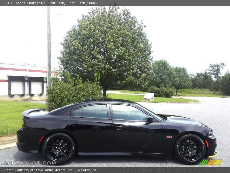 Pitch Black / Black 2018 Dodge Charger R/T Scat Pack