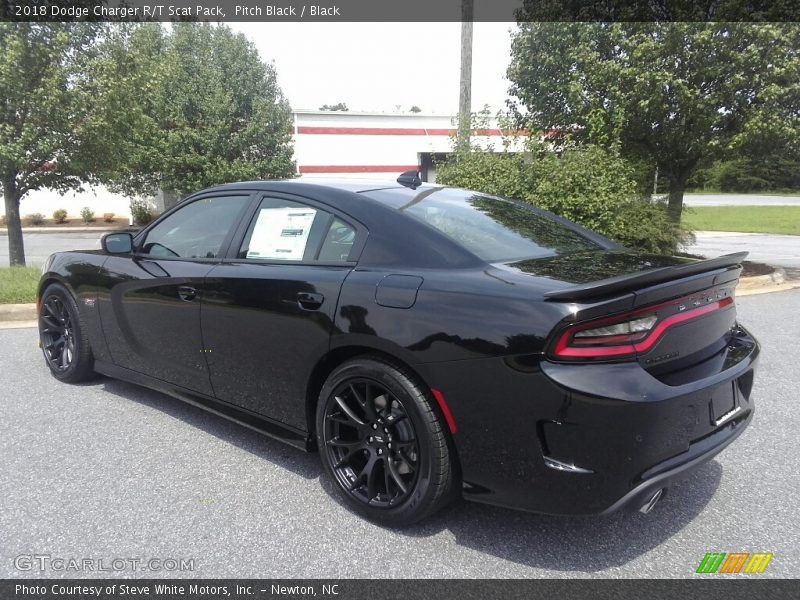 Pitch Black / Black 2018 Dodge Charger R/T Scat Pack