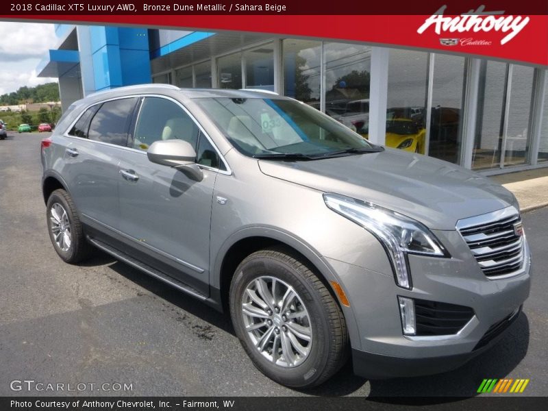 Bronze Dune Metallic / Sahara Beige 2018 Cadillac XT5 Luxury AWD