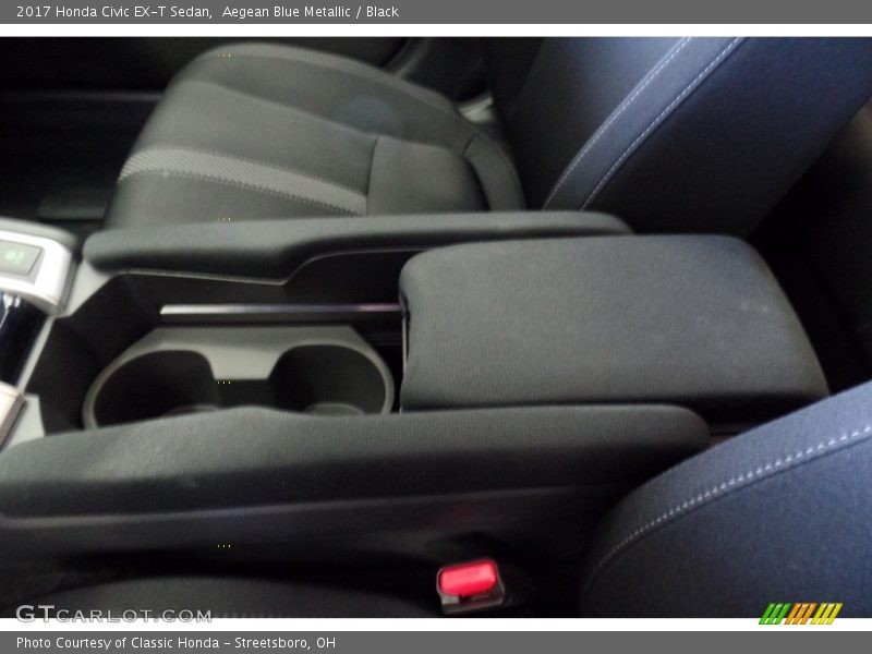 Aegean Blue Metallic / Black 2017 Honda Civic EX-T Sedan