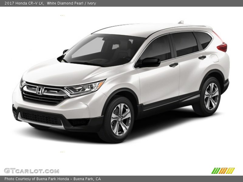 White Diamond Pearl / Ivory 2017 Honda CR-V LX