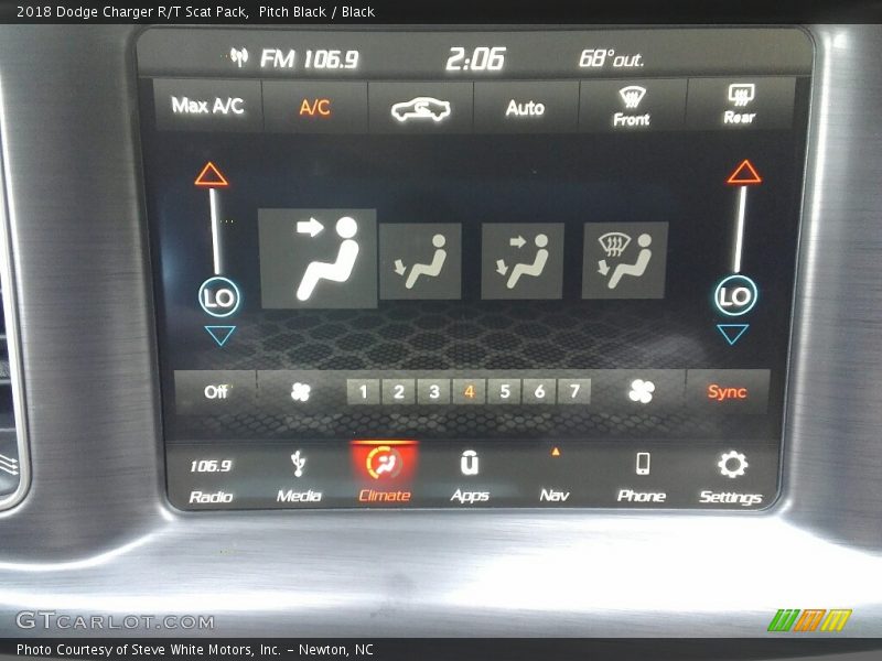 Pitch Black / Black 2018 Dodge Charger R/T Scat Pack