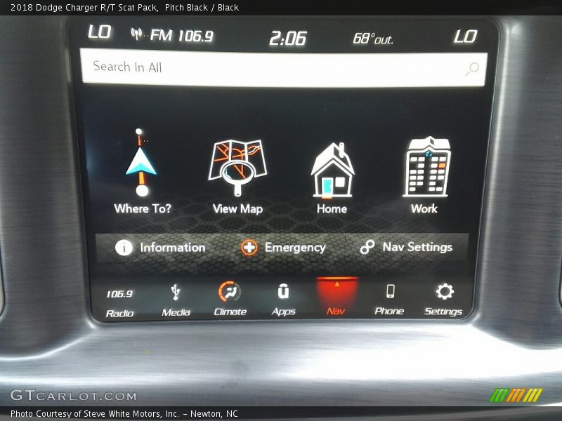 Pitch Black / Black 2018 Dodge Charger R/T Scat Pack