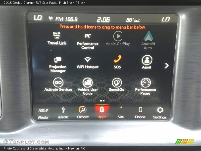 Pitch Black / Black 2018 Dodge Charger R/T Scat Pack