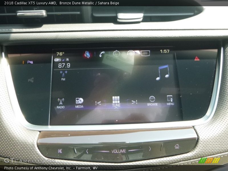 Bronze Dune Metallic / Sahara Beige 2018 Cadillac XT5 Luxury AWD