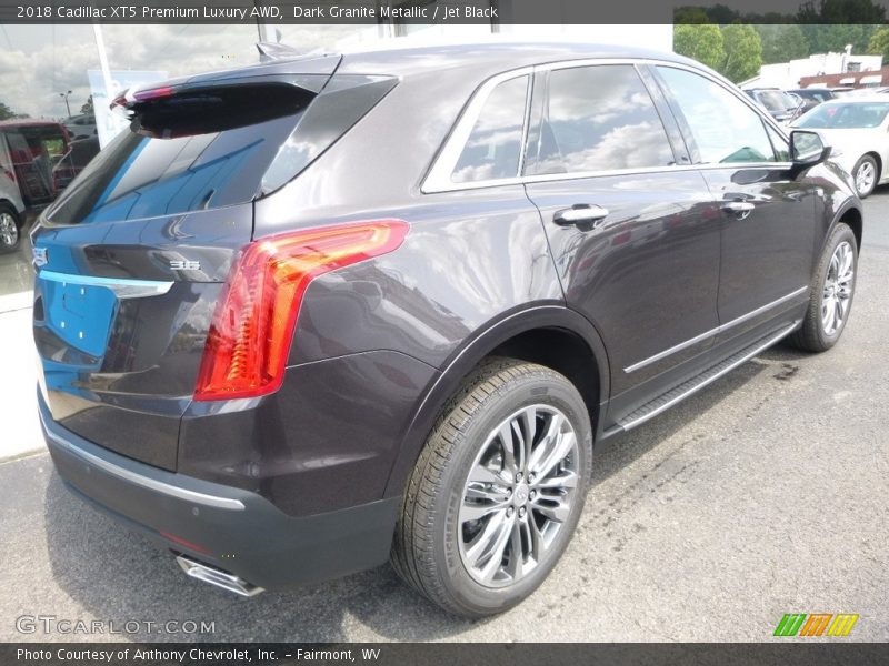 Dark Granite Metallic / Jet Black 2018 Cadillac XT5 Premium Luxury AWD