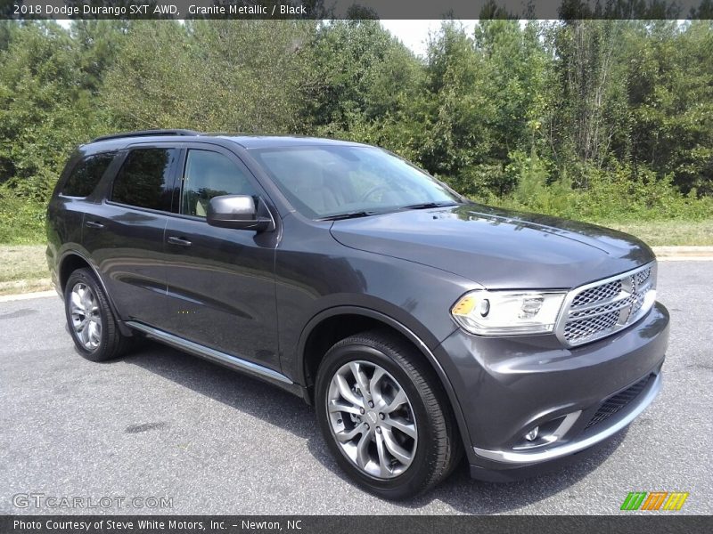 Granite Metallic / Black 2018 Dodge Durango SXT AWD