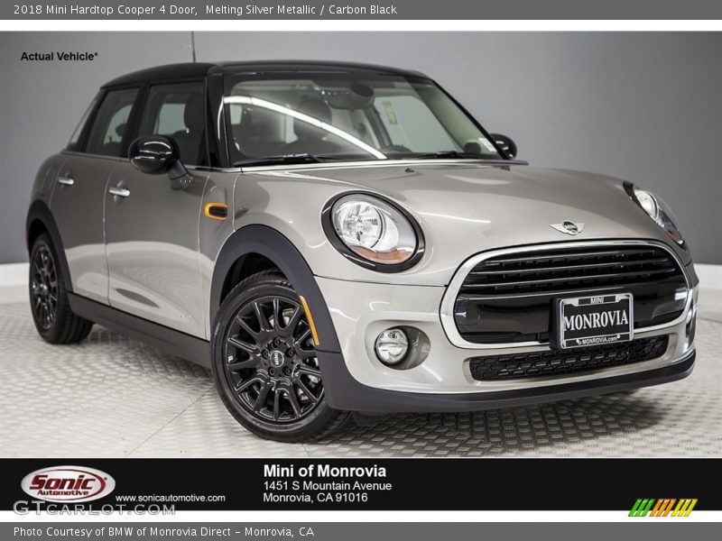 Melting Silver Metallic / Carbon Black 2018 Mini Hardtop Cooper 4 Door