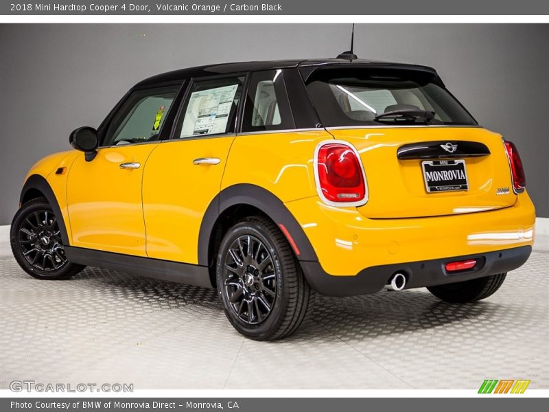 Volcanic Orange / Carbon Black 2018 Mini Hardtop Cooper 4 Door